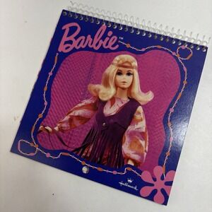 VTG 1997 Barbie 12 Month Calendar Hallmark Diorama Mod Era Twist n Turn Barbie